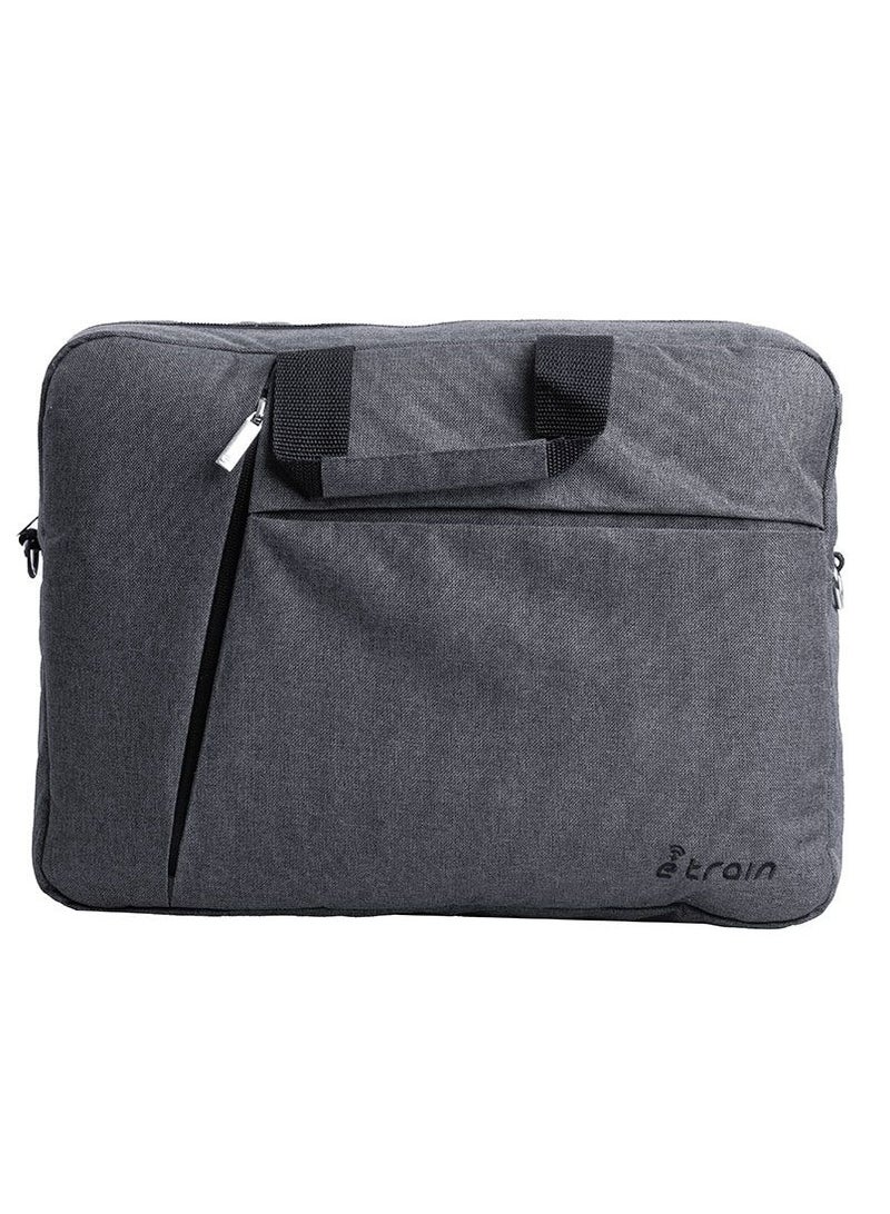 E-Train (BG11A) Laptop Messenger Shoulder Bag up to 15.6" - Gray  - Image 1
