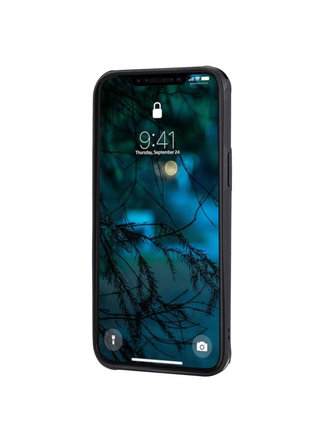 اس-توب جراب لهاتف iPhone 12 Pro Max جراب واقٍ مقاوم للصدمات بسحاب مع فتحات للبطاقات وقوس وحامل للصور ووظيفة المحفظة - Image 3