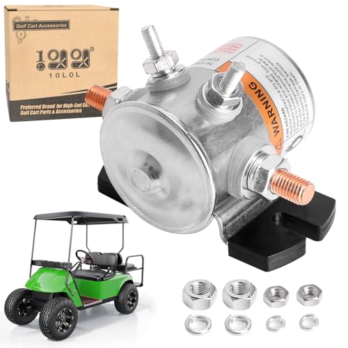 10L0L 70 Series Solenoid Relay for EZGO 36 Volt Golf Cart 4 Terminal SPNO Continuous Duty OEM 11761G1 27855G01 27855G02 31680G1 27805G02 3016 - Image 1