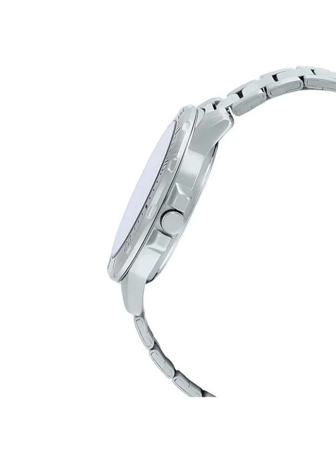 CASIO Men's Men's Analog Display Watch With Multicolor Stainless Steel Strap - MTP-VD01D-2BVUDF