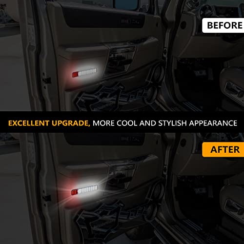 NEIFILES 4PCS LED Interior Door Panel Lights Courtesy Light Compatible with 1995-1999 Chevy C/K Silverado Sierra Yukon Door Reflector Light Intended for Hummer H2 2003-2009 - Image 3