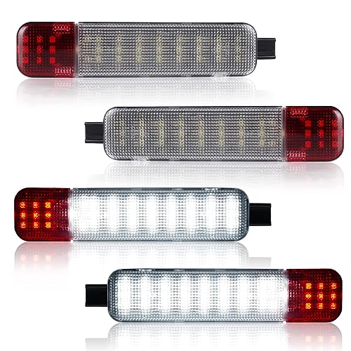NEIFILES 4PCS LED Interior Door Panel Lights Courtesy Light Compatible with 1995-1999 Chevy C/K Silverado Sierra Yukon Door Reflector Light Intended for Hummer H2 2003-2009 - Image 1