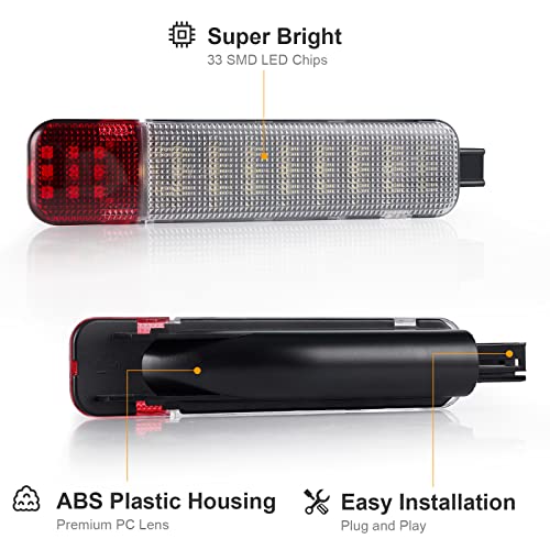 NEIFILES 4PCS LED Interior Door Panel Lights Courtesy Light Compatible with 1995-1999 Chevy C/K Silverado Sierra Yukon Door Reflector Light Intended for Hummer H2 2003-2009 - Image 4