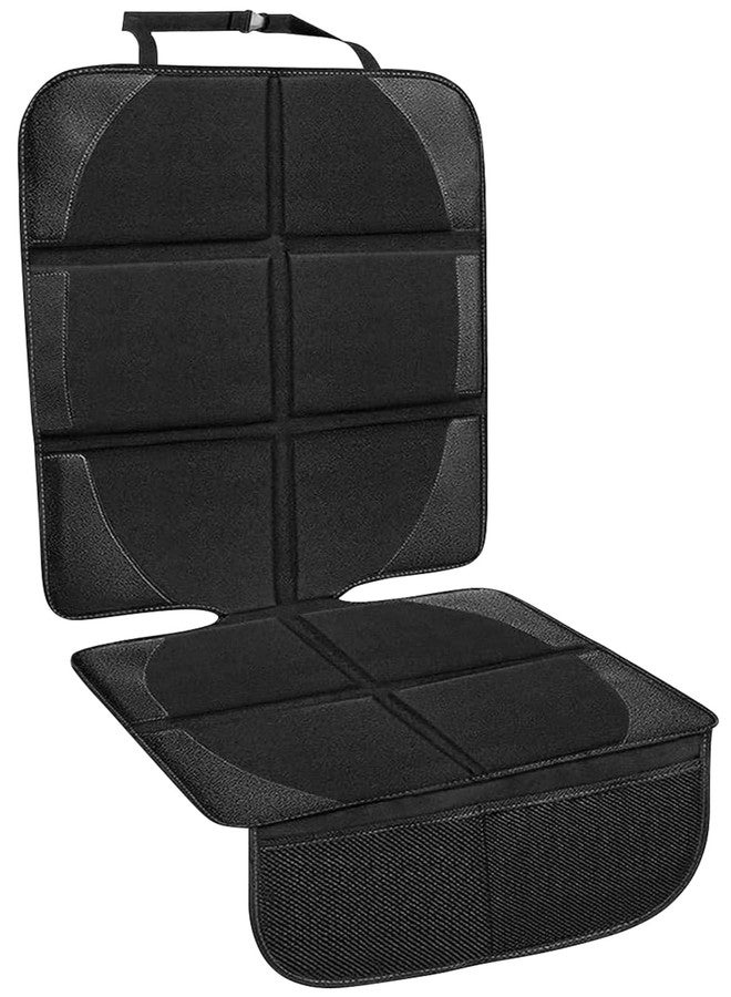 RUNETI Car Seat Protector for Child and Baby Car Seats, Premium Fabric Waterproof Cover with Non-Slip Backing, Thick Padding, and Storage Pockets - Universal Size for Baby, Pet, and Vehicle Protection - Image 1