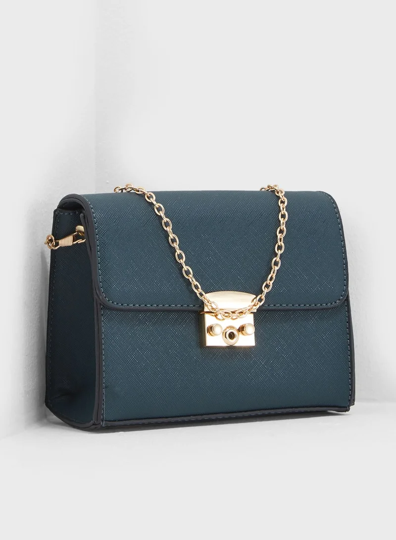 ELLA Flap Buckle Crossbody