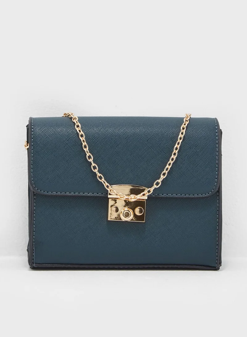 ELLA Flap Buckle Crossbody