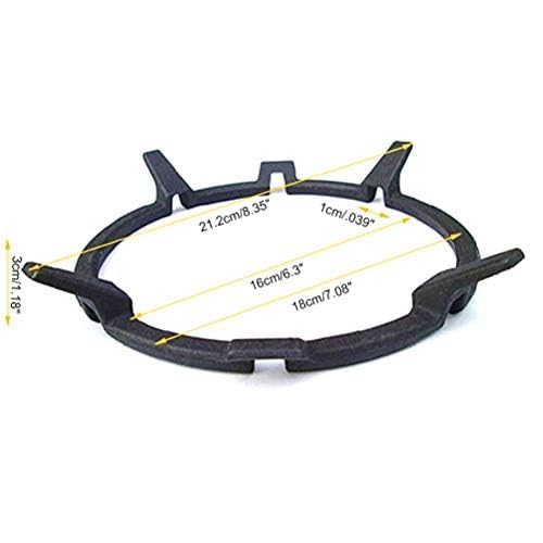 lanyinxianzi Wok Ring Rack, Cooktop Cast Iron Wok Support Ring, Stove Trivet for Gas Stove,Cooktop Stove Rack Trivets, Gas Stove Accessories - Image 2