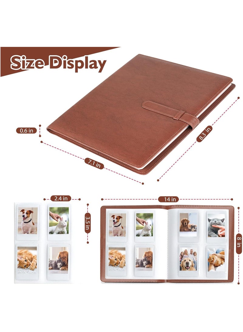 INSIJAM 256 Photos Album for Fujifilm Instax Mini Camera Polaroid 2x3" Zink Pictures Photo Album Book for Instax Mini 11 12 9 90 70 40 8 Instant Camera and Film  - Image 5