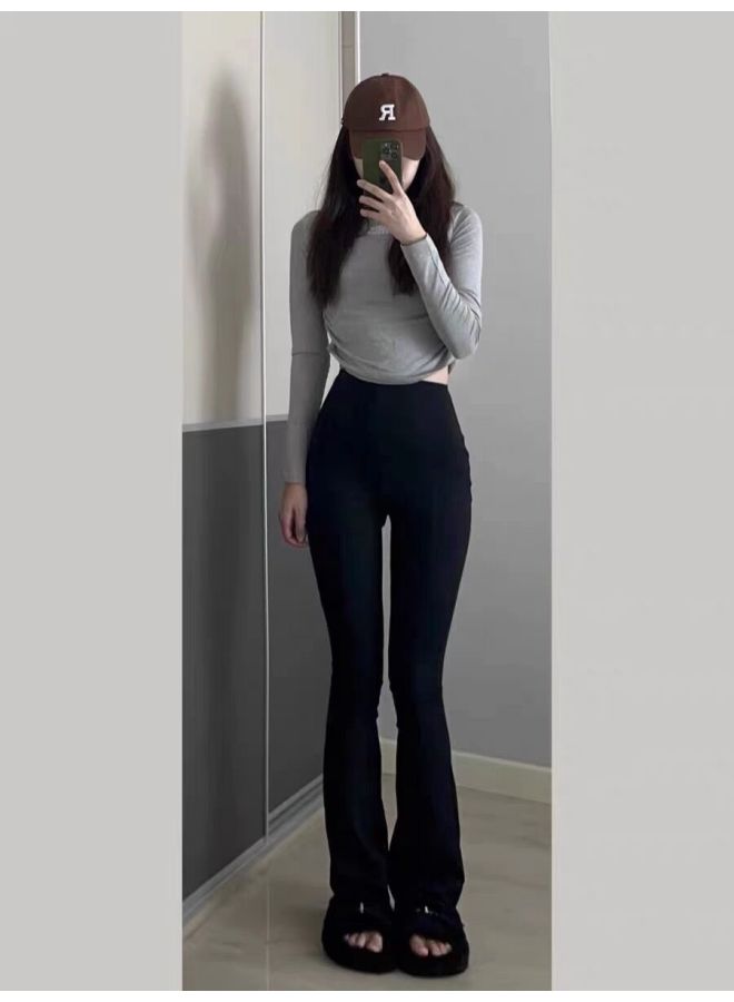 Lulu Original Label Groove Flared Pants Lifting Yoga Pilates Slimming Naked Feel Workout Fitness Wide Leg Pants - Image 3