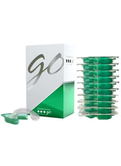 Opalescence Opalescence Go 15- Prefilled Teeth Whitening Trays - 15% Hydrogen Peroxide - (10 Treatments) Made by Ultradent Products. Teeth Whitening Kit -Mint - 5194-1  - Image 1