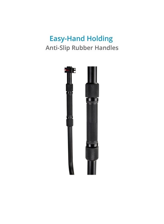 PROAIM Handheld Star Ring (w Feet) for Zhiyun Crane 2,3S & 3S PRO/DJI Ronin S, RS2, RS3, RS3 Pro, 4D/Moza Air Gimbal. for Stabilizers & Flowline Rigs. W/Rosette Clamp, QR Mounting Plate, Bag P-STRG-01 - Image 3