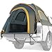JOYTUTUS Pickup Truck Tent 5ft 20 Waterproof PU2000mm Double Layer for 2 Person Portable Truck Bed Tent with Rainfly Orange Aluminum Pole - Image 2