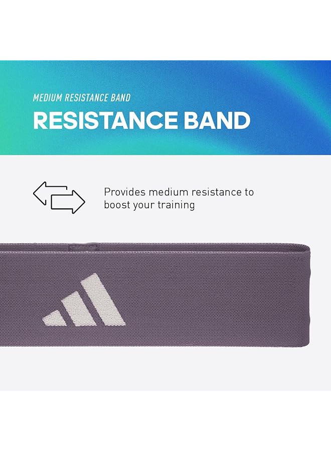 Adidas Resistance Band Medium Legacy Purple - Image 5