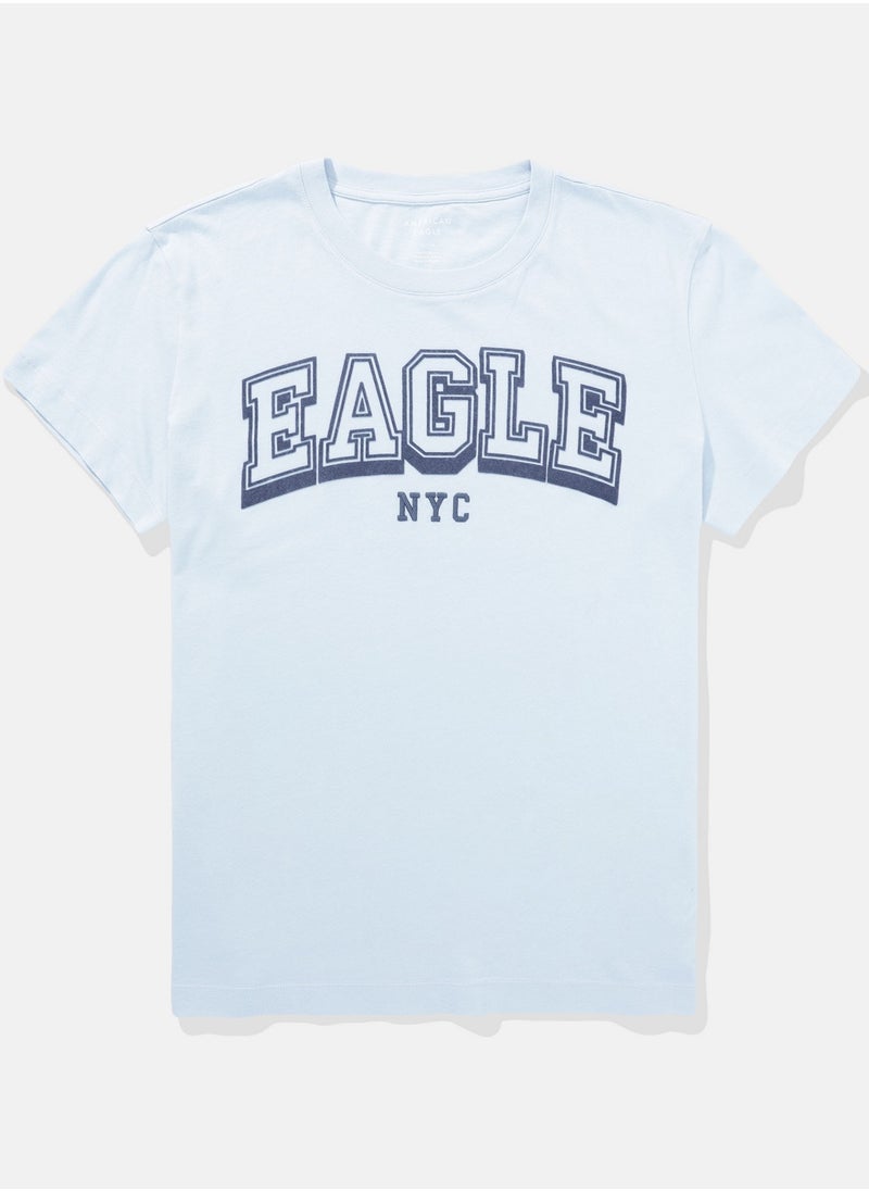 American Eagle - Logo Crew Neck T-Shirt - Image 1