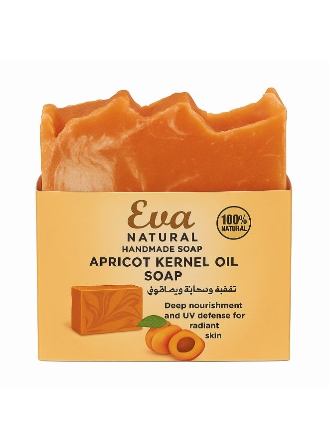 Eva Natural Apricot Kernel Oil Soap 100g - Image 1