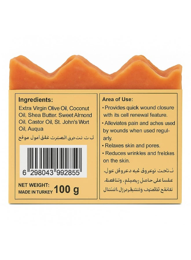 Eva Natural Apricot Kernel Oil Soap 100g - Image 2