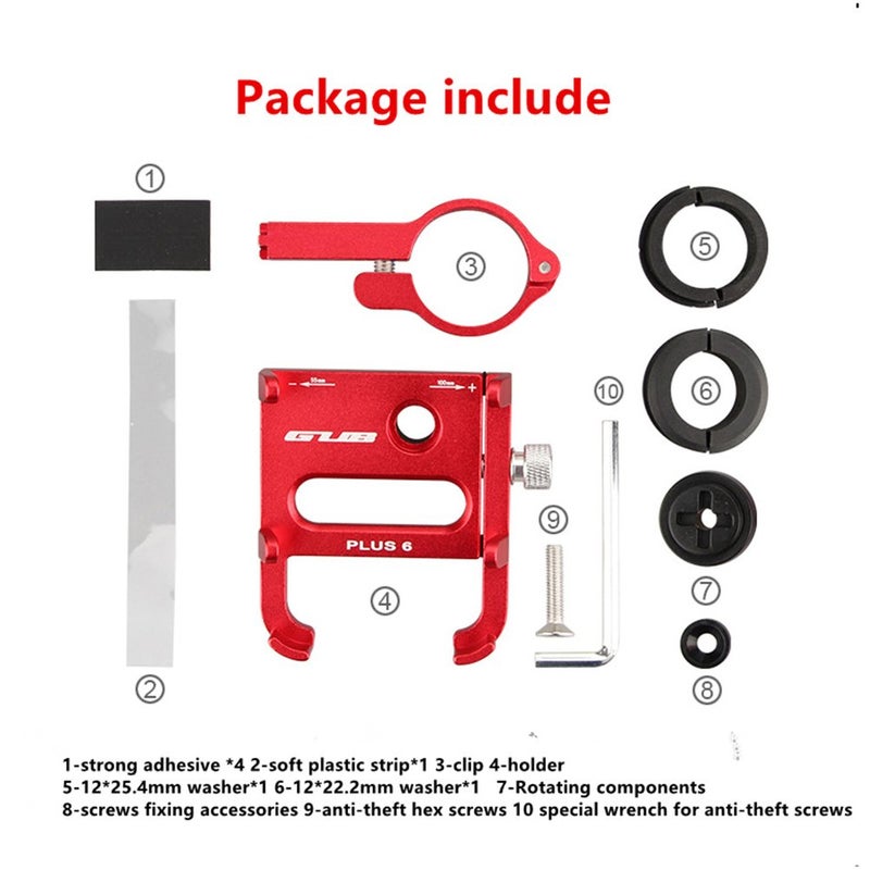 جي يو بي حامل هاتف محمول دوار للدراجات الجبلية - Image 4