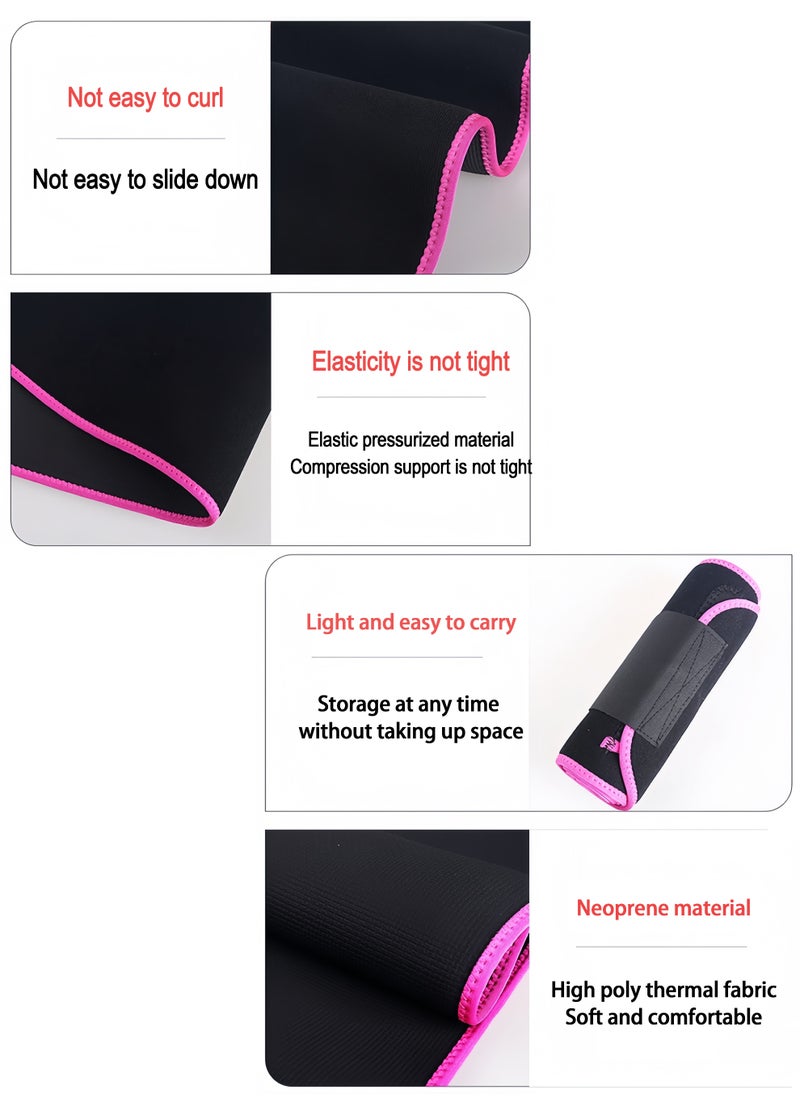 Generic - Gym Waist Support Belt for Weightlifting & Cross Training - Back Protection for Squats, Running, Basketball & Cycling (Pink) - Adjustable & Breathable for Men & Women - Image 1