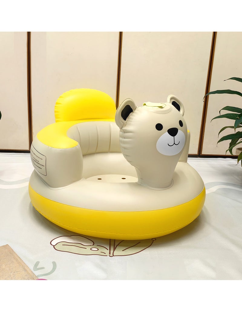 Velaurs - Baby Learning Chair, Baby Dining Chair, Baby Bath Stool Inflatable Toy - Image 1