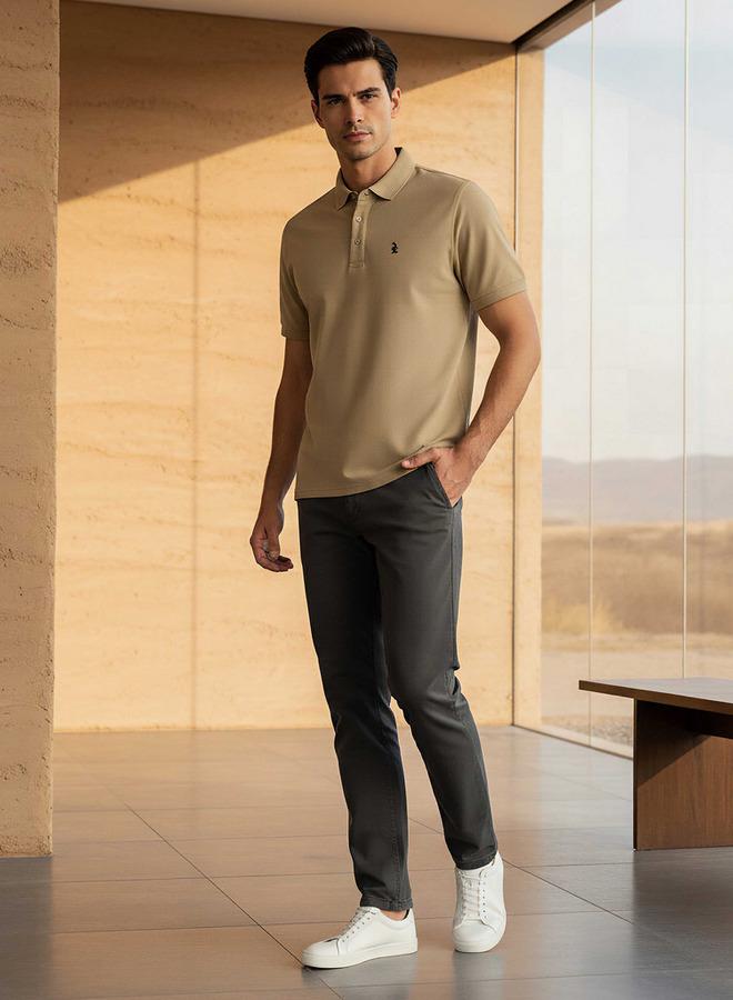 Emperor Men Short Sleeves Polo T-shirt - Image 2