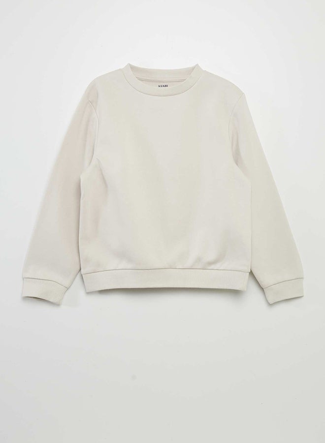 Kiabi Plain Fleece Sweatshirt  - Image 1