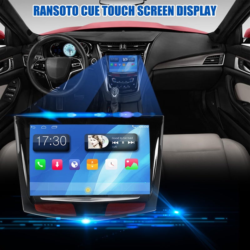 RANSOTO CUE Touch Screen Display Compatible with Cadillac ATS Escalade XTS SRX CTS CTS-V 2013 2014 2015 2016 2017 Digitizer Touch Sense with Trim Removal Tool Replaces 20867046 22912609 - Image 4