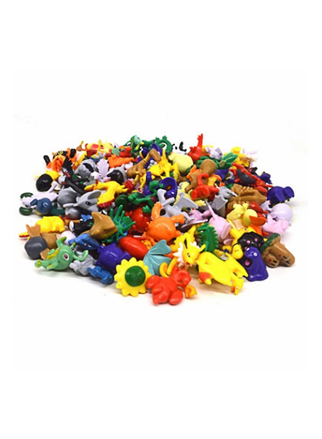 Pokemon 144-Piece Cute Mini Cartoon Monster Doll Ornament Set, Assorted Mini Anime Character Figurines, Durable Small Collectible Model Toys, Desktop Decoration, Birthday Party Favors and Educational Play Gifts for Kids Boys Girls - Image 2