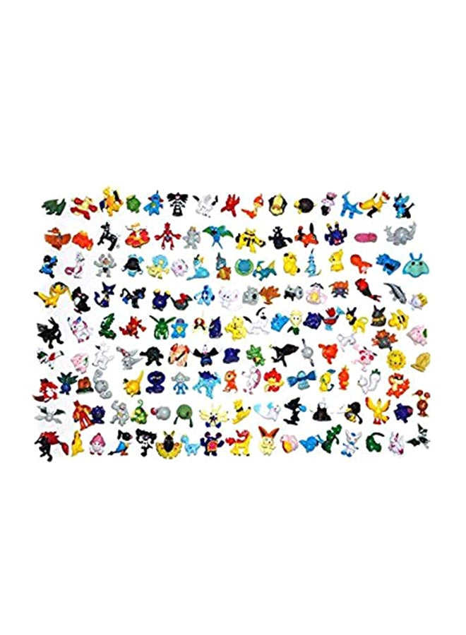 Pokemon 144-Piece Cute Mini Cartoon Monster Doll Ornament Set, Assorted Mini Anime Character Figurines, Durable Small Collectible Model Toys, Desktop Decoration, Birthday Party Favors and Educational Play Gifts for Kids Boys Girls - Image 5