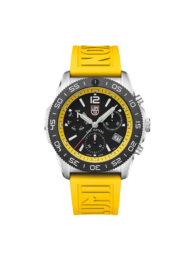 Luminox ساعة يد مطاطية كرونوغراف دائرية الشكل للرجال XS.3145 - 44 ملم - Image 1