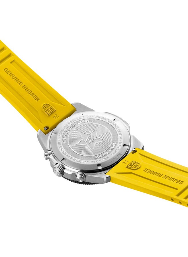 Luminox ساعة يد مطاطية كرونوغراف دائرية الشكل للرجال XS.3145 - 44 ملم - Image 4