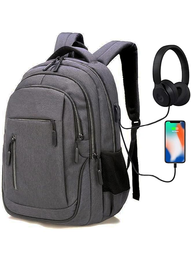 erorex Laptop Backpack For Men And Women Business Travel Backpack With Usb Charging Port College School Computer Backpack Fits 15.6 Inch Laptop Notebook  - Image 1