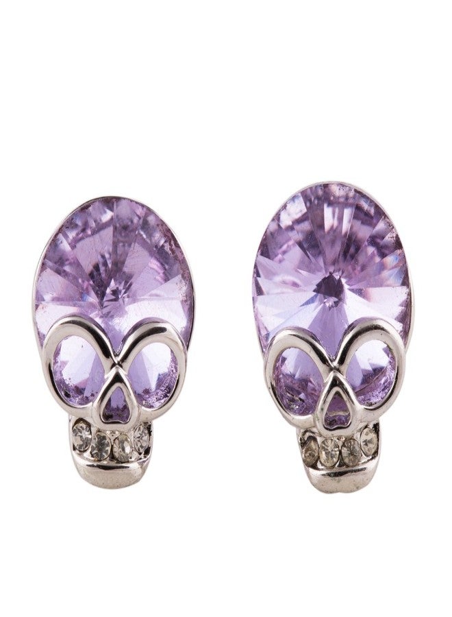 EVBEA Cute Skull Studs Women Gothic Cool Skeleton Jewelry Candy Earrings for Women (203,pl) - Image 1