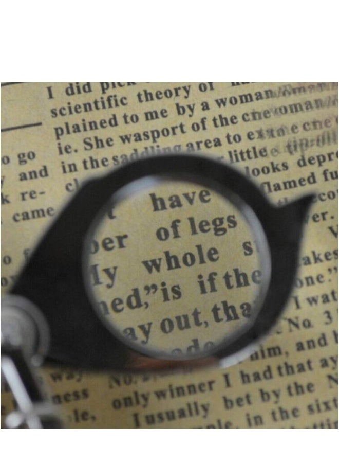 15X Mini Keychain Pocket Magnifier Portable Foldable Magnifying Glass for Reading Maps Labels Crafts Coins - Image 2