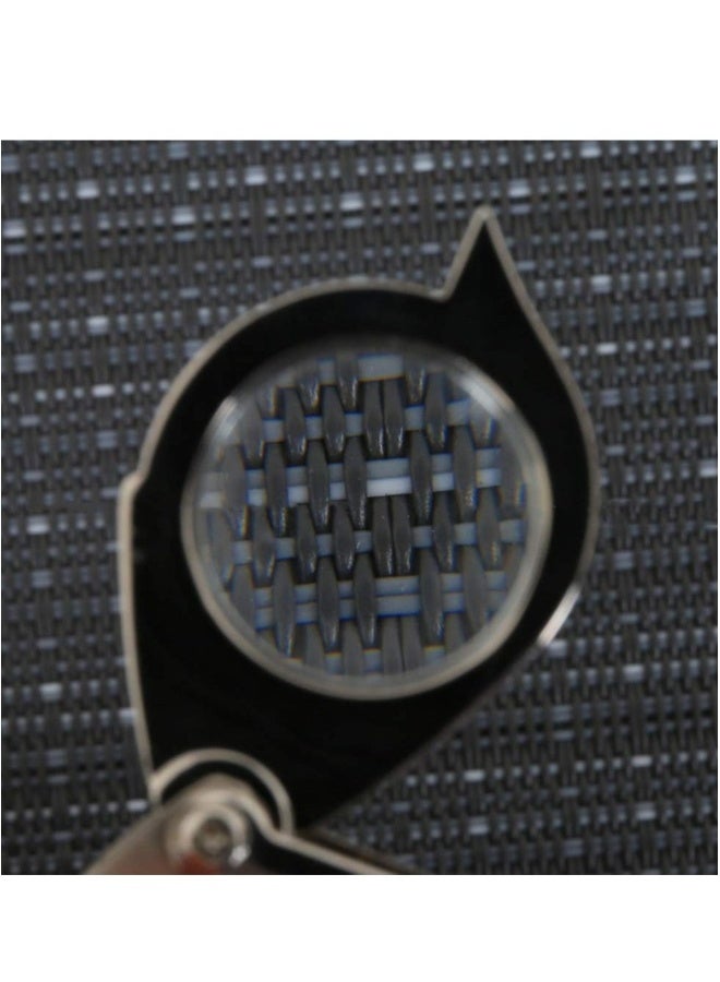 15X Mini Keychain Pocket Magnifier Portable Foldable Magnifying Glass for Reading Maps Labels Crafts Coins - Image 4