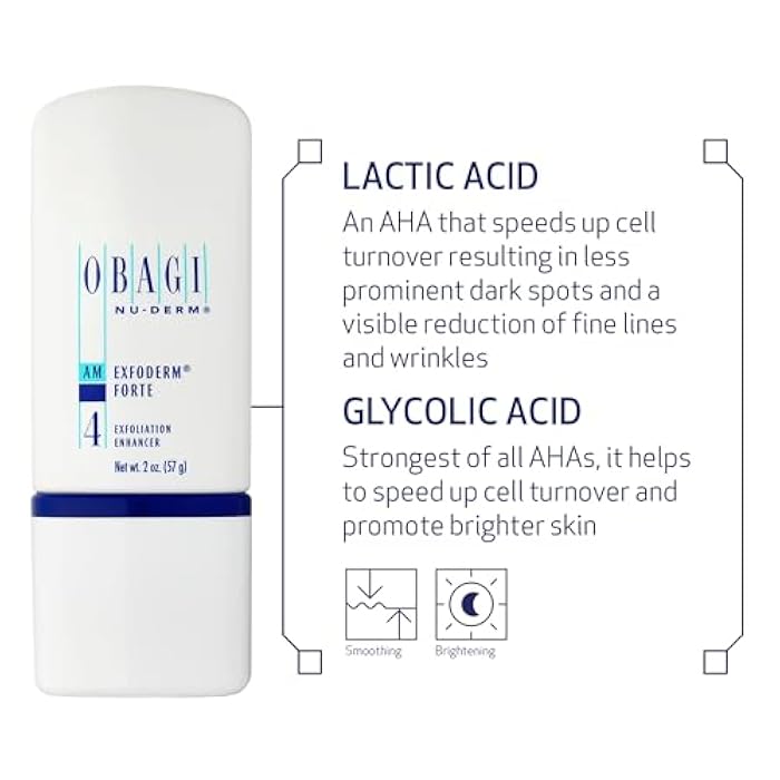 Obagi Medical Obagi Nu-Derm Exfoderm Forte – Lightweight Exfoliating Lotion with Advanced Glycolic & Lactic Acids Formula Smooths & Brightens Complexion – Skincare for Normal to Oily Skin Types - Image 3
