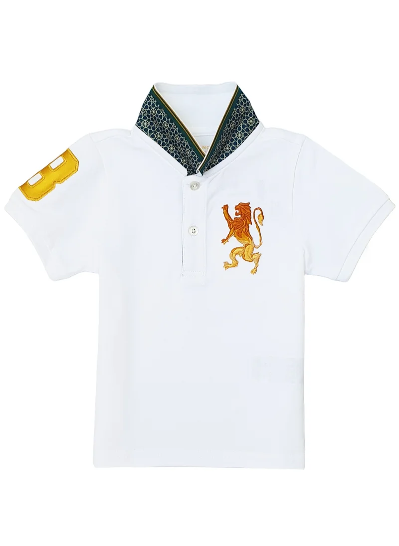 GIORDANO Junior 3D Lion Polo