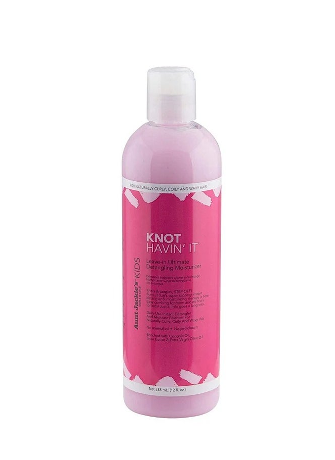 Aunt Jackie's Aunt Jackie's Curls & Coils Girls Knot Havin' It! Leave-In Ultimate Detangling Moisturizer 355ml  - Image 1