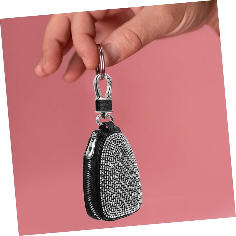 OUNONA Portable Rhinestone Key Pouch for Car Keys Stunning Inlay Crafted to Fit Without Button Interference for Stylish Car Accessories - Image 4