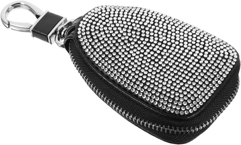 OUNONA Portable Rhinestone Key Pouch for Car Keys Stunning Inlay Crafted to Fit Without Button Interference for Stylish Car Accessories - Image 1