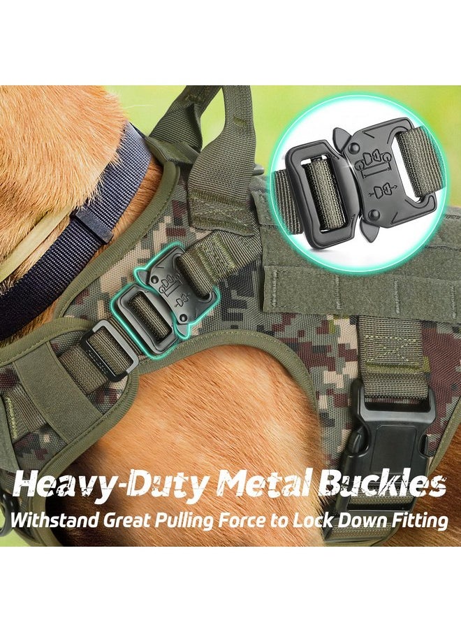 rabbitgoo Tactical Dog Harness for Large Dogs, Heavy Duty Dog Harness with Handle, No-Pull Service Dog Large Breed, Adjustable Military Dog Vest Harness for Training Hunting Walking, Green Camo, L - pzsku/Z37F24660A27F22D399C1Z/45/_/1737031946/3a9d3c97-717b-44c9-86bd-93ad3159f7ad