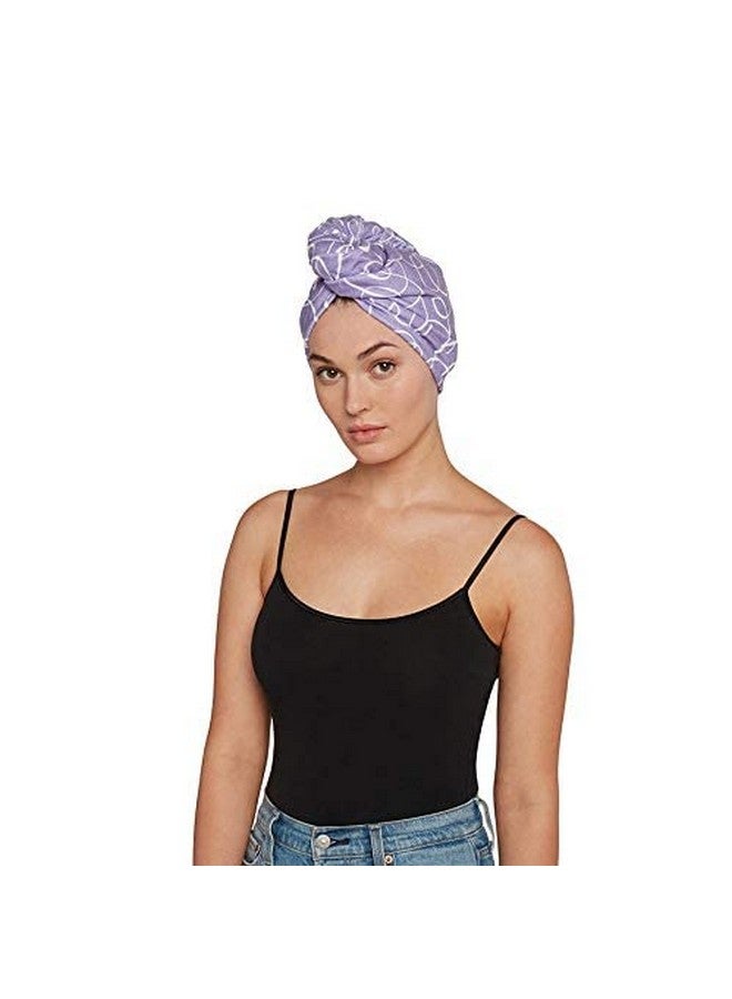 Turbie Twist Turbie Twist Microfiber Hair Towel Wrap for Women and Men | 2 Pack | Bathroom Essential Accessories | Quick Dry Hair Turban for Drying Curly, Long & Thick Hair (Purple Signature) - Image 3