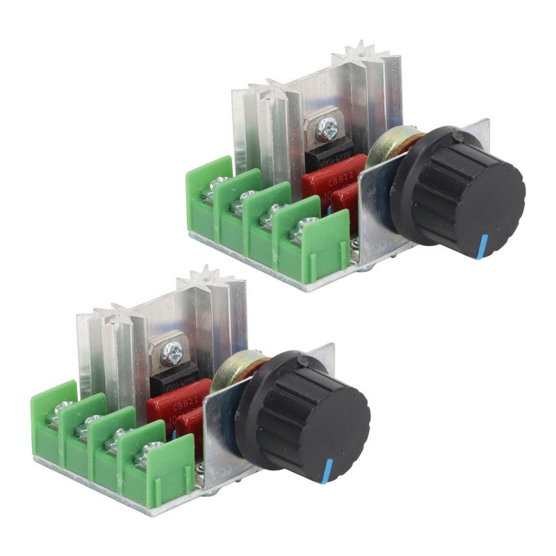 Voltage Regulator: AC 50-220V 25A 2000W - Peak Voltage Protection with Potentiometer for Home Appliance Speed, Brightness and Temperature Adjustment - Image 2