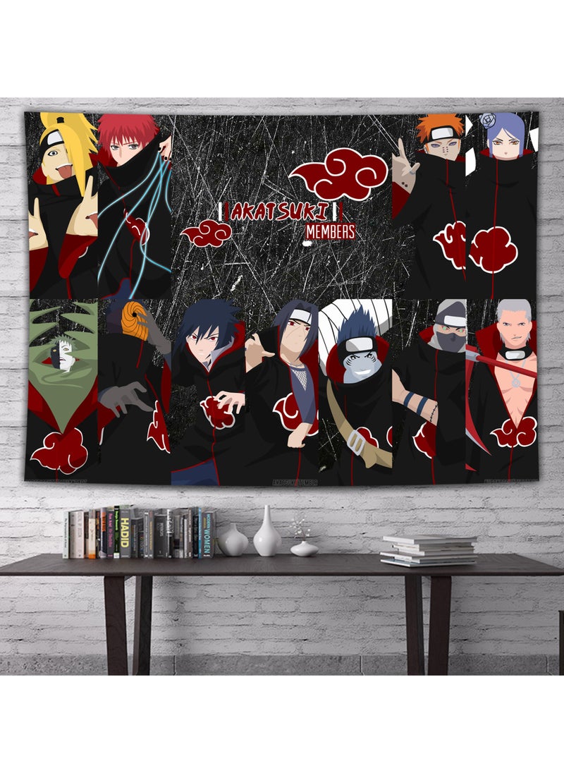KUYING New Naruto Anime Background Cloth 