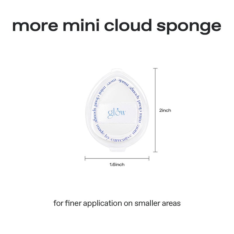 glow more mini cloud sponge 3EA | featuring skin-friendly rubycell | puff-shaped sponge that effortlessly simplifies makeup application, perfect makeup sponge for quick and even application, 0.06 lbs - Image 3