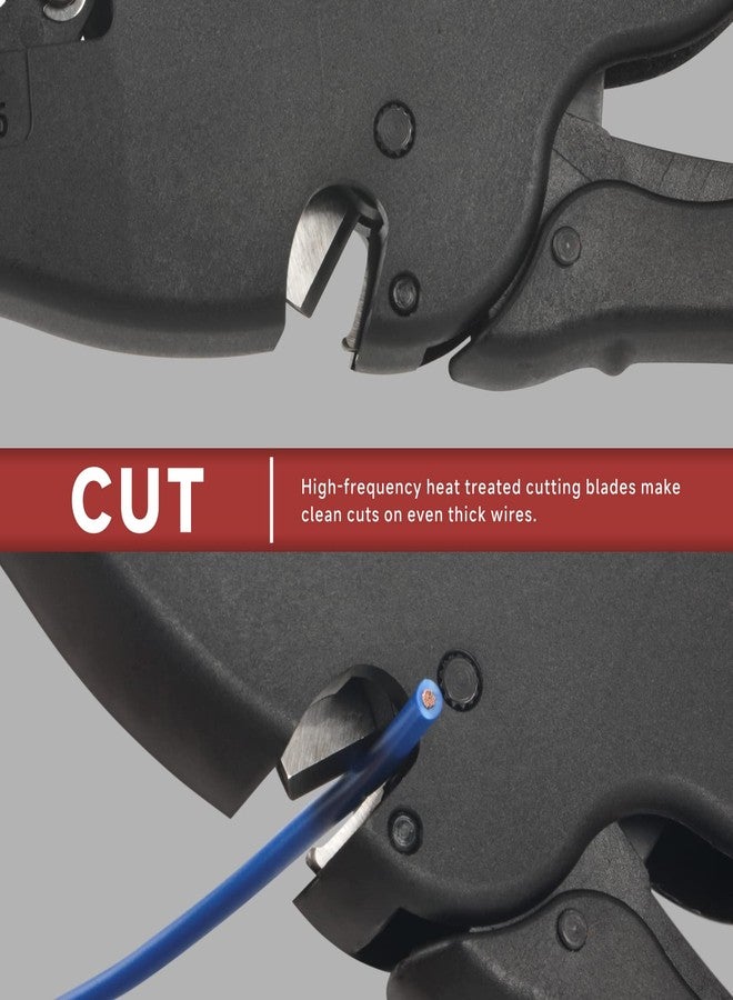 IWISS iCrimp Automatic Wire Stripper with Built-in Cutter,Multifunctional Wire Stripping Tool&Cutting Tool for AWG 32-7(0.03-10mm2) - Image 3