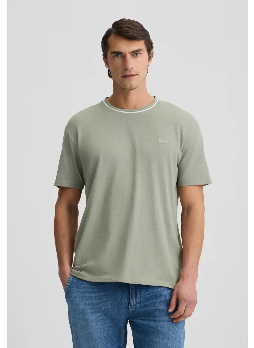 ليو جو Sage Green T-Shirt