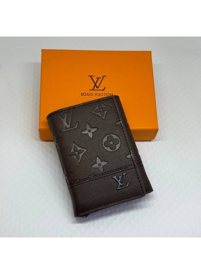 لويس فويتون محفظة جلدية لويس فويتون بنية اللون - Image 1