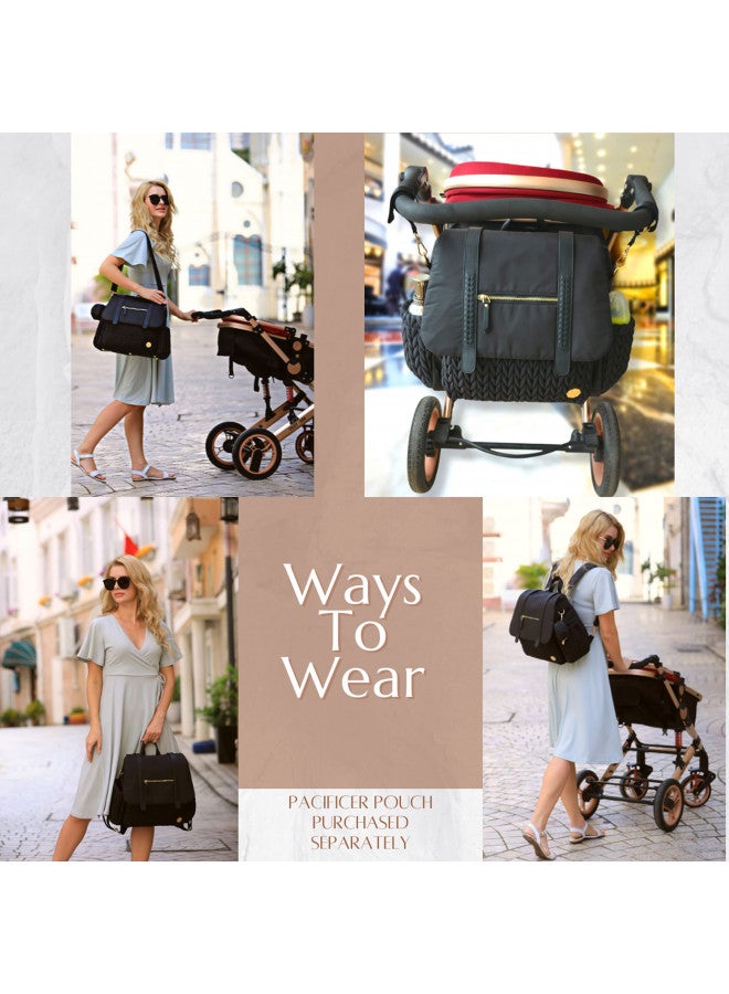 SEWBOO SEWBOO Diaper Bag BackPack Large Capacity Travel Mommy Bag Waterproof and Stylish with Changing Pad Baby Bag for Women and Girls  - Image 4