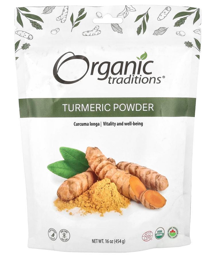 Organic Traditions Turmeric Powder 16 oz (454 g)