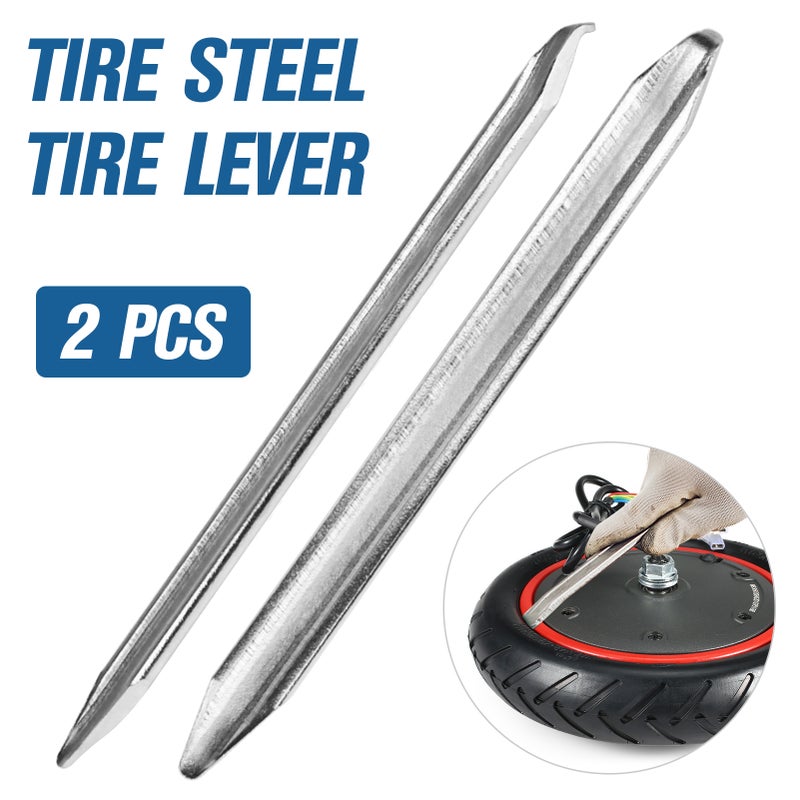 2 PCS 25cm Electric Scooter Tire Crowbar Bike Solid Steel Tire Remove Tool Rim Lifter Tire Changer Remove Tool Kit - Image 4